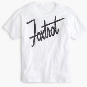 J. Crew Tops - J. Crew Foxtrot Sequin White T-shirt Size Medium J. Crew Tops - J. Crew Foxtrot Sequin White T-shirt Size Medium